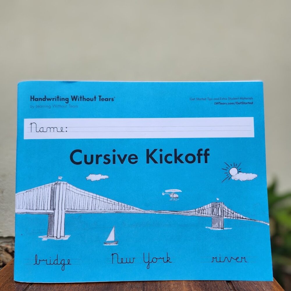 Learning Without Tears Cursive Kickoff Handwriting Student Workbook 2nd Grade